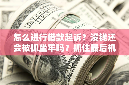 济南怎么进行借款起诉？没钱还会被抓坐牢吗？抓住最后机会！
