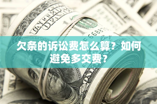济南欠条的诉讼费怎么算？如何避免多交费？