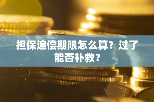 济南担保追偿期限怎么算？过了能否补救？