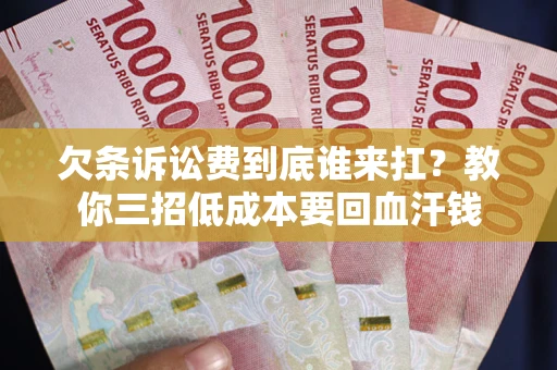 济南欠条诉讼费到底谁来扛？教你三招低成本要回血汗钱